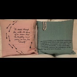 kate spade Other - Kate Spade emma and great gatsby pillows kate spade Other - Kate Spade emma and great gatsby pillows